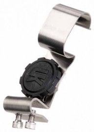 UKE 4AA Torch Helmet Mount - Stainless Steel